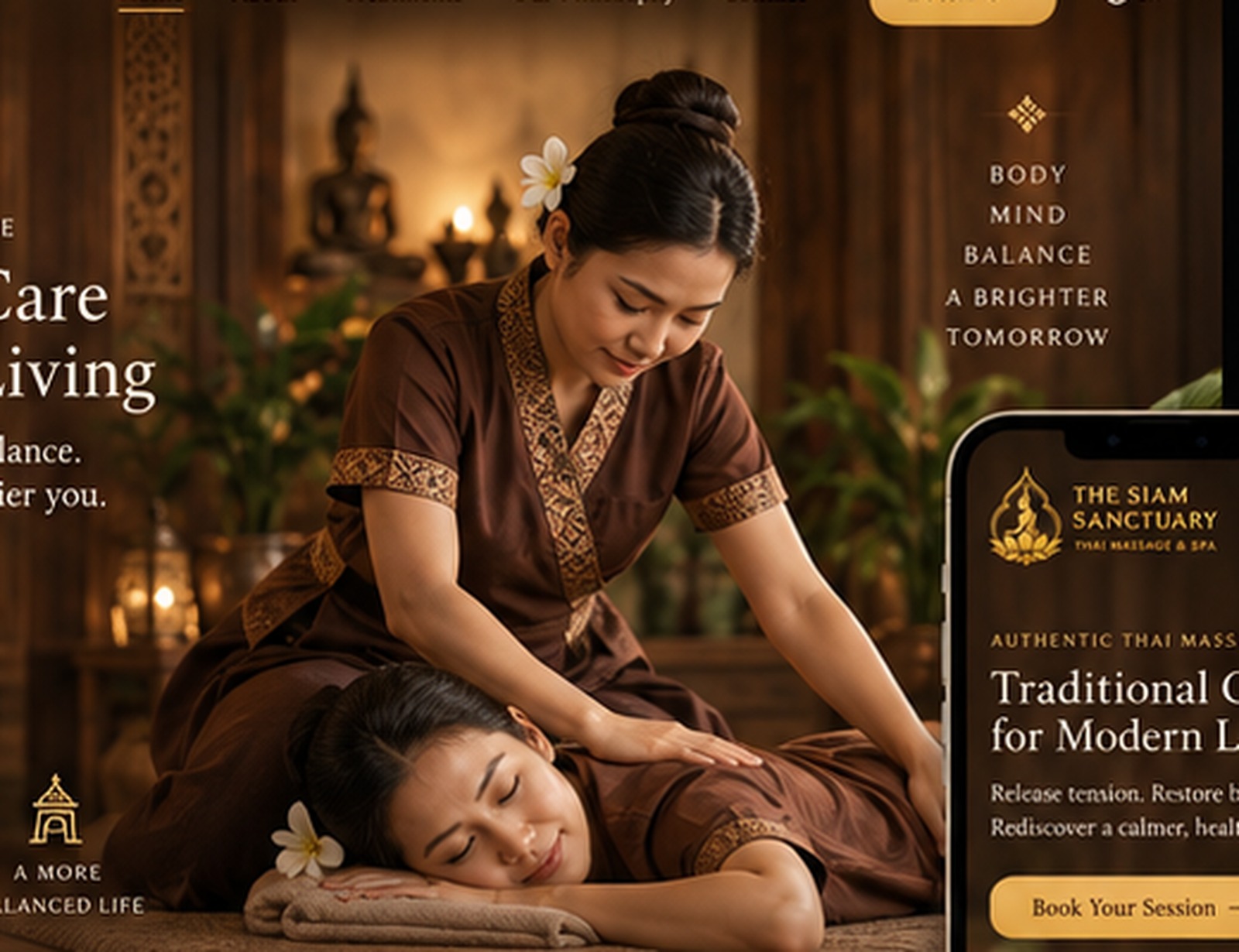 Traditional Thai massage treatment